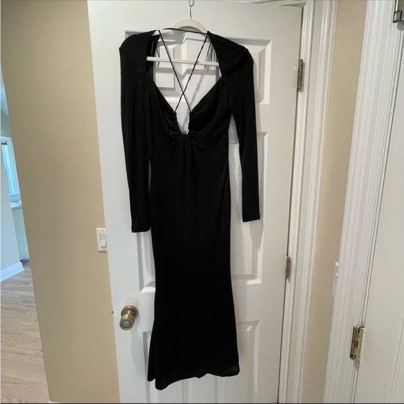 Misha Engracia Dress in Black Size 4 - Picture 4 of 6